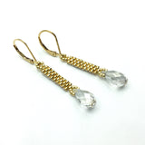 Classic Crystal Column Earrings