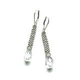 Classic Crystal Column Earrings