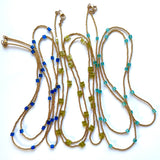 Long Gold Color Pop Necklace