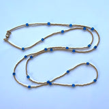 Long Gold Color Pop Necklace
