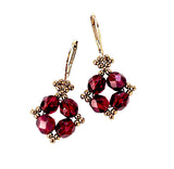 Czech Glass Color Pop Earrings