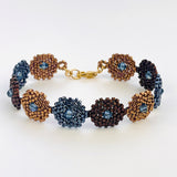 Hexagon Tri-Tone Bracelet