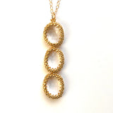 Clear Quartz Statement Pendant