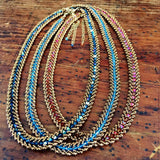 Flat Spiral Necklace