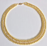 Flat Spiral Necklace