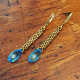 Crystal Column Earrings