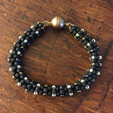 Black Square Bracelet - only one available