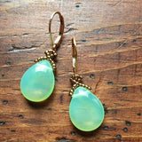 Czech Glass Dangle Earrings