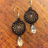 Circle Game Briolette Earrings
