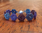 Hexagon Tri-Tone Bracelet