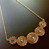 Circle Game Graduated Necklace