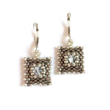 Dainty Square Deco Earrings and/or Pendant
