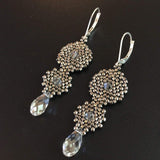 Circle Game 2 Drop Briolette Earrings