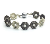 Hexagon Tri-Tone Bracelet