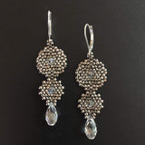 Circle Game 2 Drop Briolette Earrings