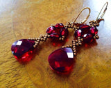 Dramatic Crystal Earrings