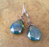 Czech Glass Dangle Earrings