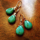 Czech Glass Dangle Earrings