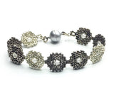 Hexagon Tri-Tone Bracelet