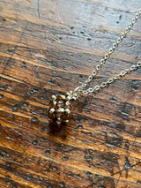 Czech Glass Cube Earrings and/or Pendant