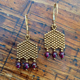 Beaded Gemstone Earrings