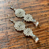 Circle Game 2 Drop Briolette Earrings