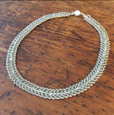 Flat Spiral Necklace