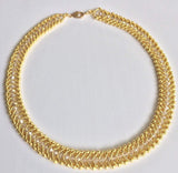 Flat Spiral Necklace