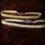 Netted Chain Bracelet (narrow version)