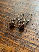 Czech Glass Cube Earrings and/or Pendant