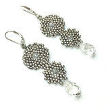 Circle Game 2 Drop Briolette Earrings