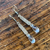 Crystal Column Earrings