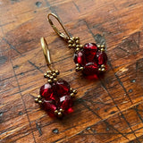Czech Glass Color Pop Earrings