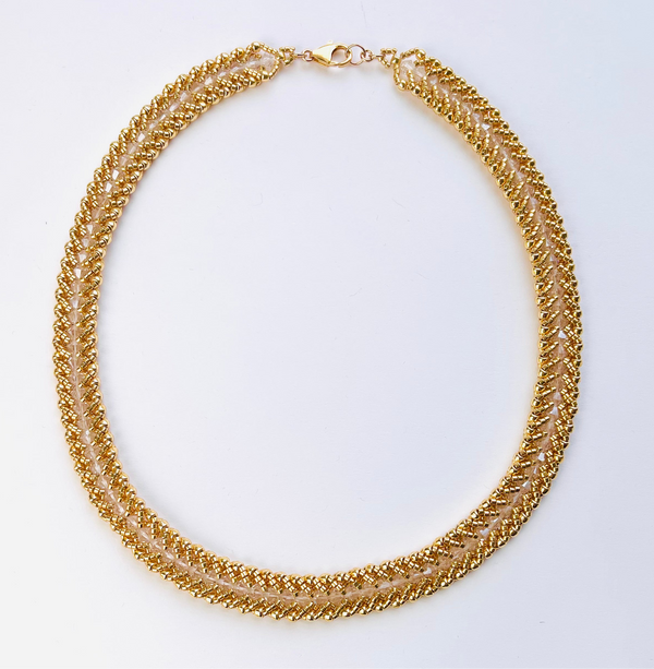 Classic Flat Spiral Necklace