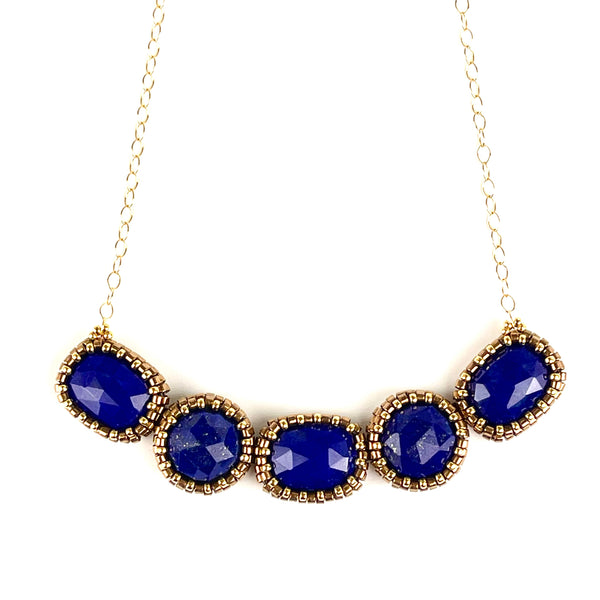 Lapis Lazuli Statement Necklace