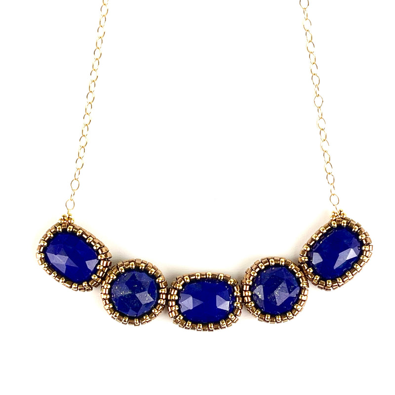 Lapis Lazuli Statement Necklace