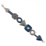 Geometric Rich Earth Tone Bracelet