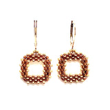 Open Square Earrings