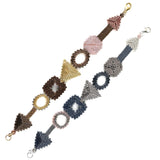 Geometric Mixed Metallic Bracelet