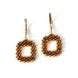 Open Square Earrings
