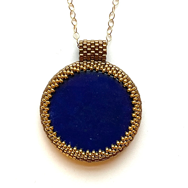 Lapis Lazuli Round Pendant