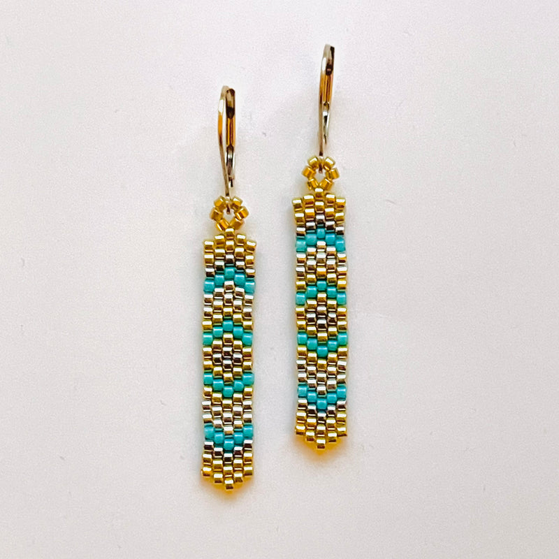 Native American Inspired Column Earrings #1