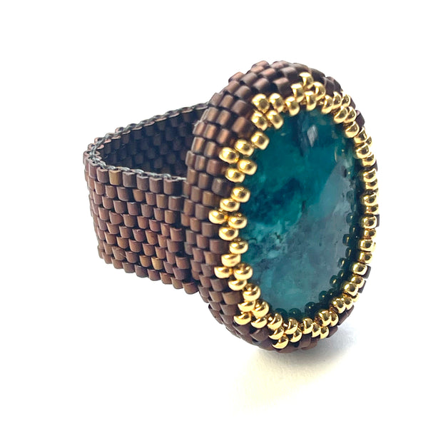 Turquoise Statement Ring - One of a Kind