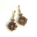 Czech Glass Color Pop Earrings