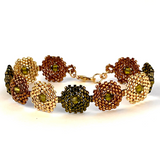 Hexagon Tri-Tone Bracelet