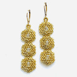 Hexagon 3 Drop Earrings