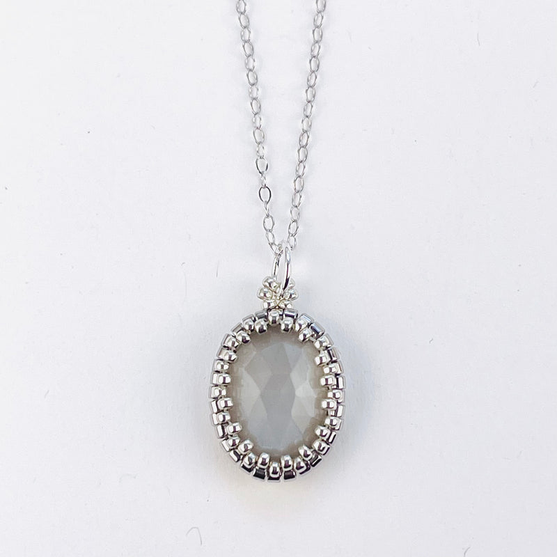 Silver Moonstone Pendant