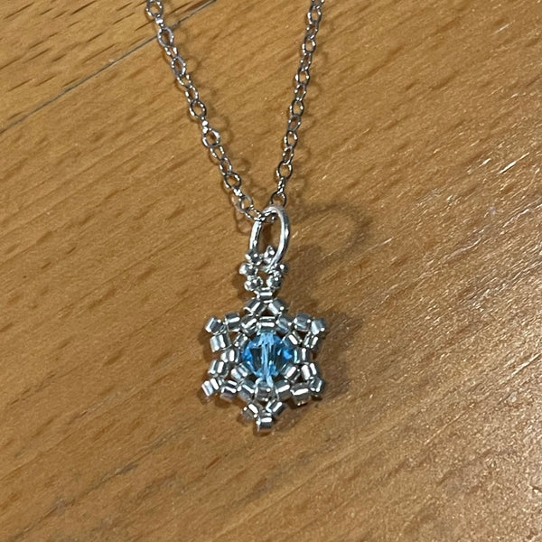 Dainty Jewish Star Crystal Pendant Necklace