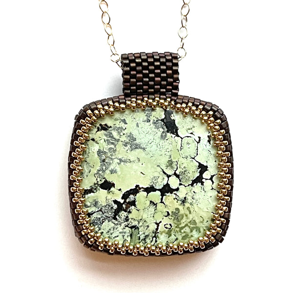 Turquoise Statement Pendant - One of a Kind