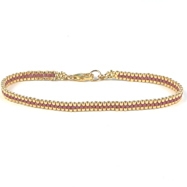 Two-tone Minimalist Miyuki Bracelet